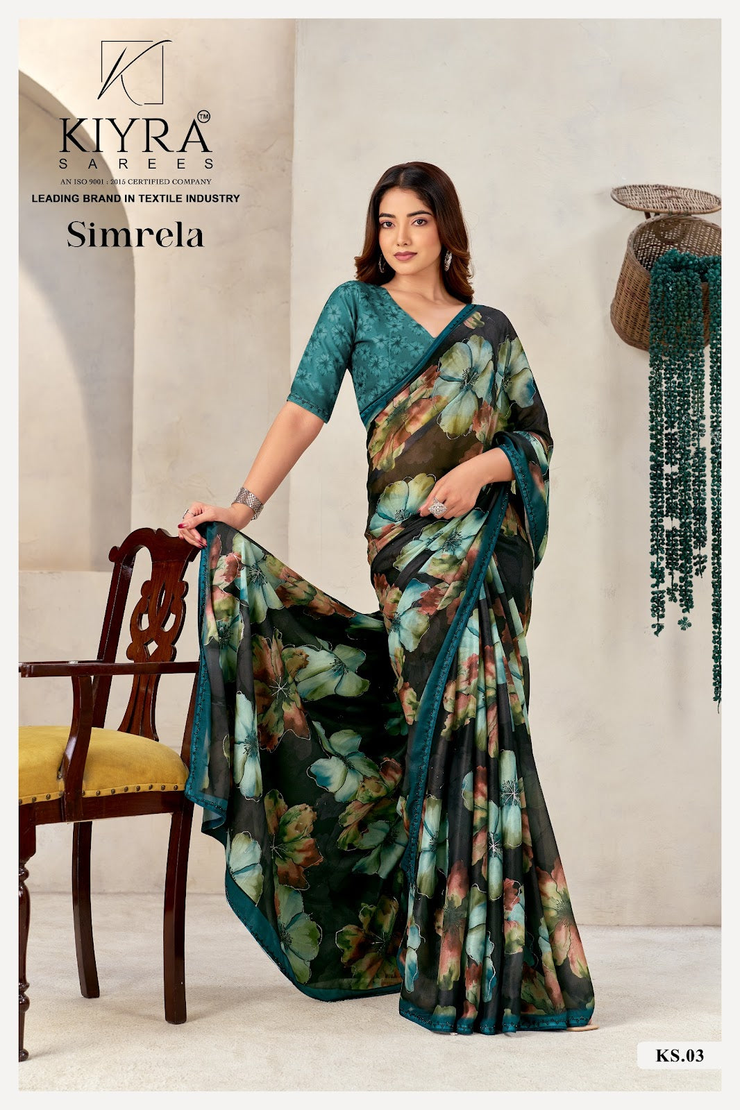 Simrela Kiyra Georgette Sarees Wholesale Price