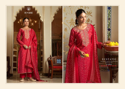 Simrela Silk Sunrise Modal Silk Pant Style Suits Wholesale Rate
