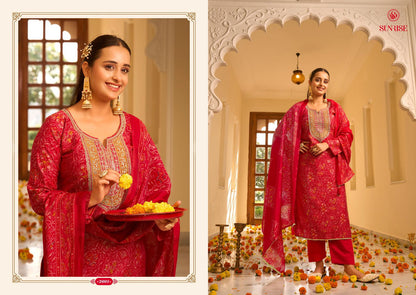 Simrela Silk Vol 2 Sunrise Modal Silk Pant Style Suits Wholesaler Gujarat