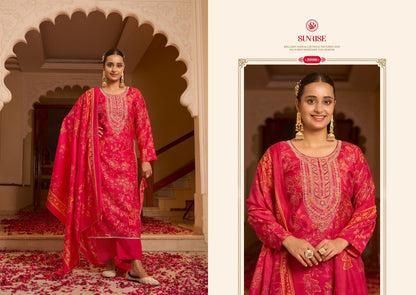 Simrela Silk Vol 2 Sunrise Modal Silk Pant Style Suits Wholesaler Gujarat