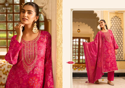 Simrela Silk Vol 2 Sunrise Modal Silk Pant Style Suits Wholesaler Gujarat