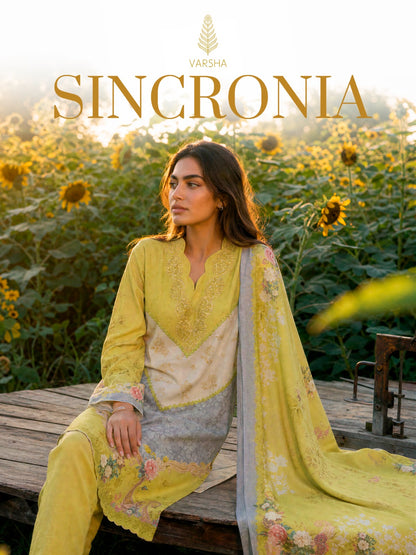 Sincronia Varshaa Viscose Pashmina Suits Exporter Gujarat