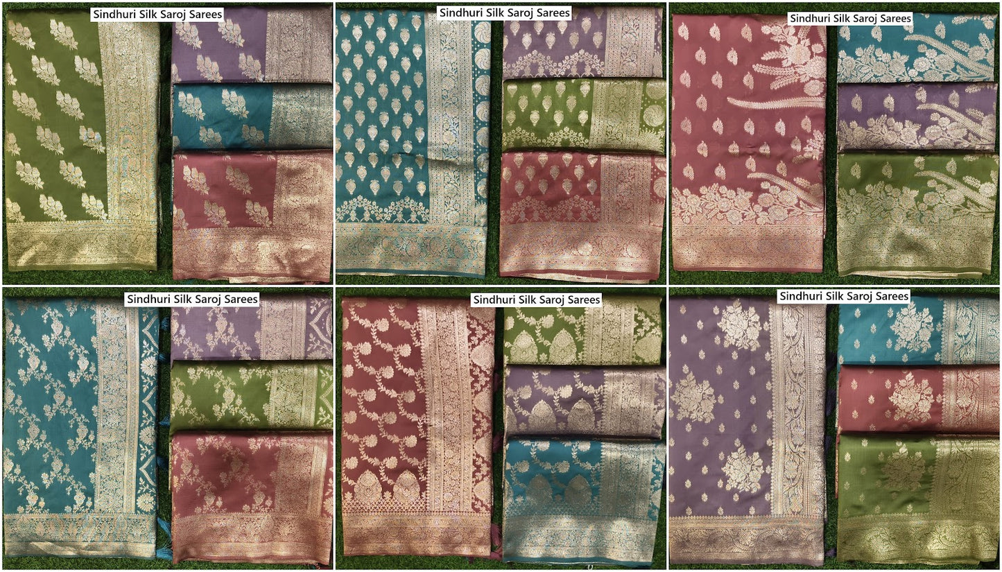 Sindhuri Silk Saroj Sarees Exporter Gujarat