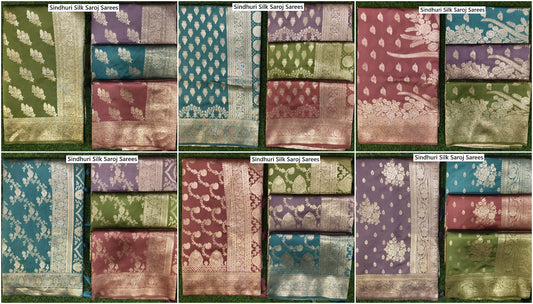 Sindhuri Silk Saroj Sarees Exporter Gujarat