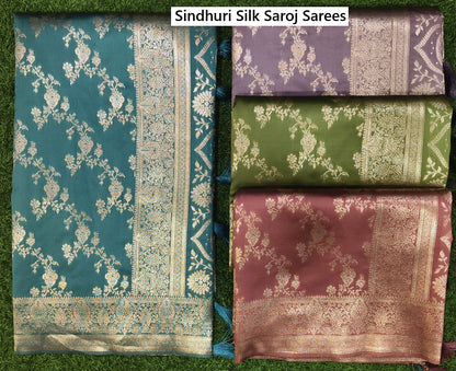 Sindhuri Silk Saroj Sarees Exporter Gujarat