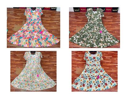 Sindoor Kanha Reyon Anarkali Kurtis Exporter