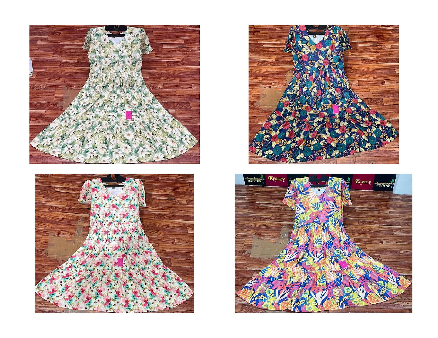 Sindoor Kanha Reyon Anarkali Kurtis Exporter
