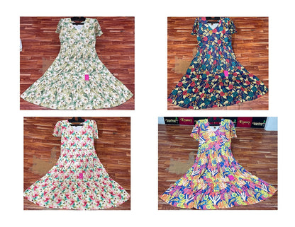 Sindoor Kanha Reyon Anarkali Kurtis Exporter