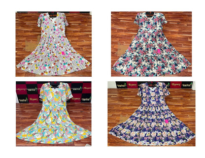 Sindoor Kanha Reyon Anarkali Kurtis Exporter