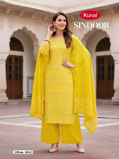 Sindoor Kunal Cotton Pant Style Suits Wholesaler Gujarat