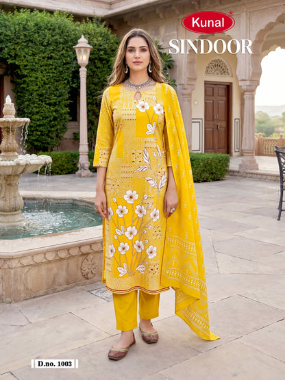 Sindoor Kunal Cotton Pant Style Suits Wholesaler Gujarat