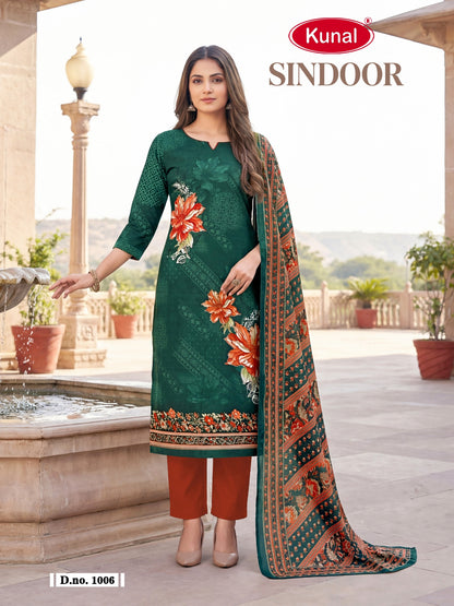 Sindoor Kunal Cotton Pant Style Suits Wholesaler Gujarat