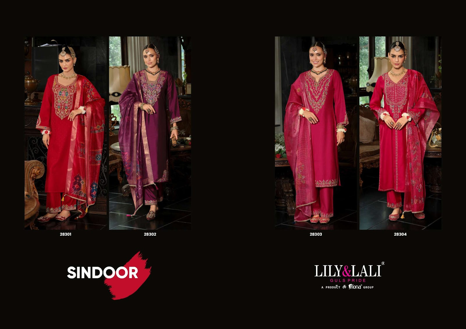 Sindoor Lily Lali Viscose Silk Readymade Pant Style Suits Wholesaler Gujarat