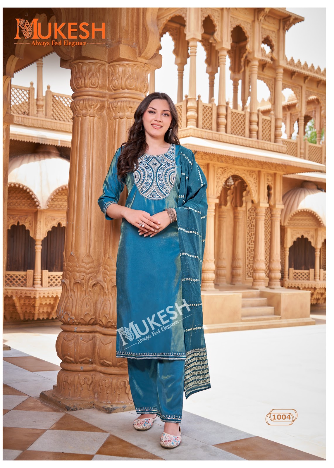 Sindoor Mukesh Banwery Viscose Readymade Pant Style Suits Wholesale Price