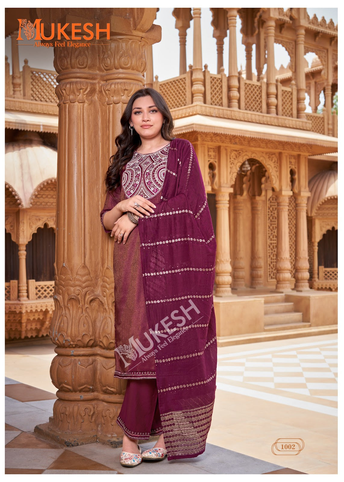 Sindoor Mukesh Banwery Viscose Readymade Pant Style Suits Wholesale Price