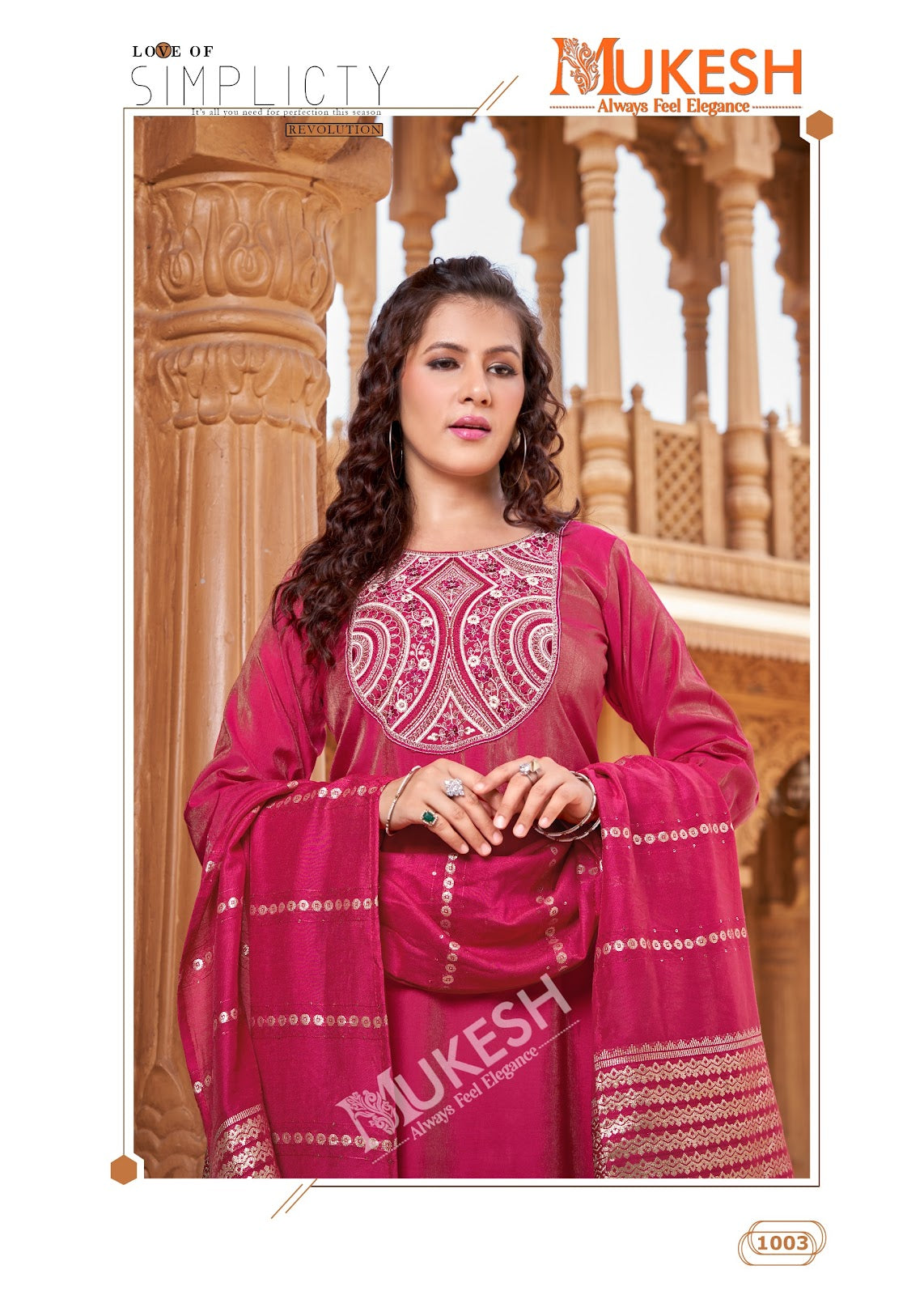 Sindoor Mukesh Banwery Viscose Readymade Pant Style Suits Wholesale Price