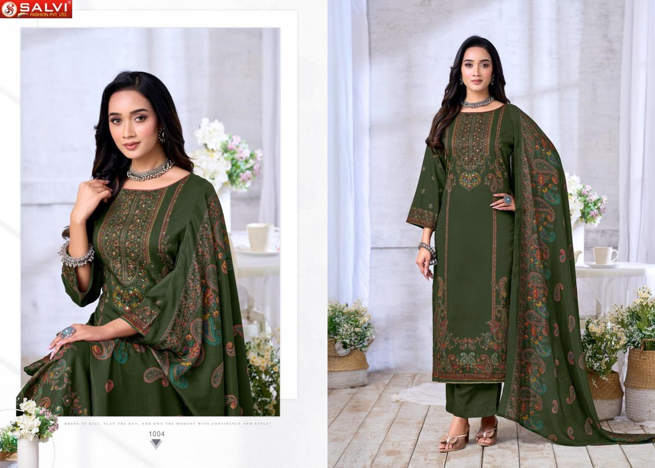 Sindoor Plus Salvi Fashion Jam Silk Pant Style Suits Wholesaler Gujarat