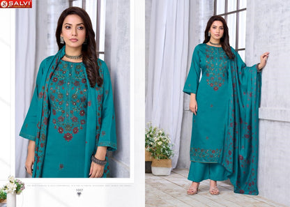 Sindoor Plus Salvi Fashion Jam Silk Pant Style Suits Wholesaler Gujarat