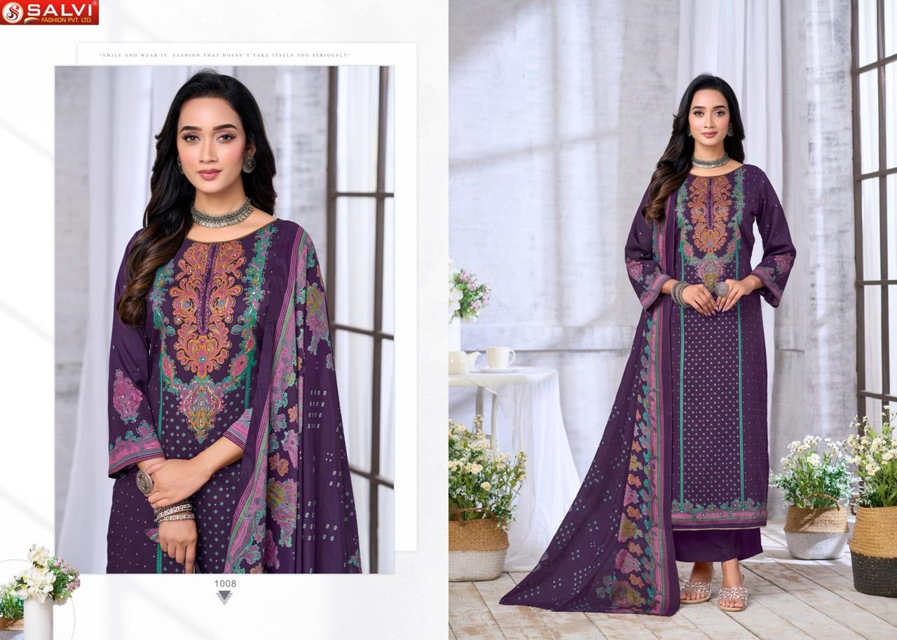 Sindoor Plus Salvi Fashion Jam Silk Pant Style Suits Wholesaler Gujarat
