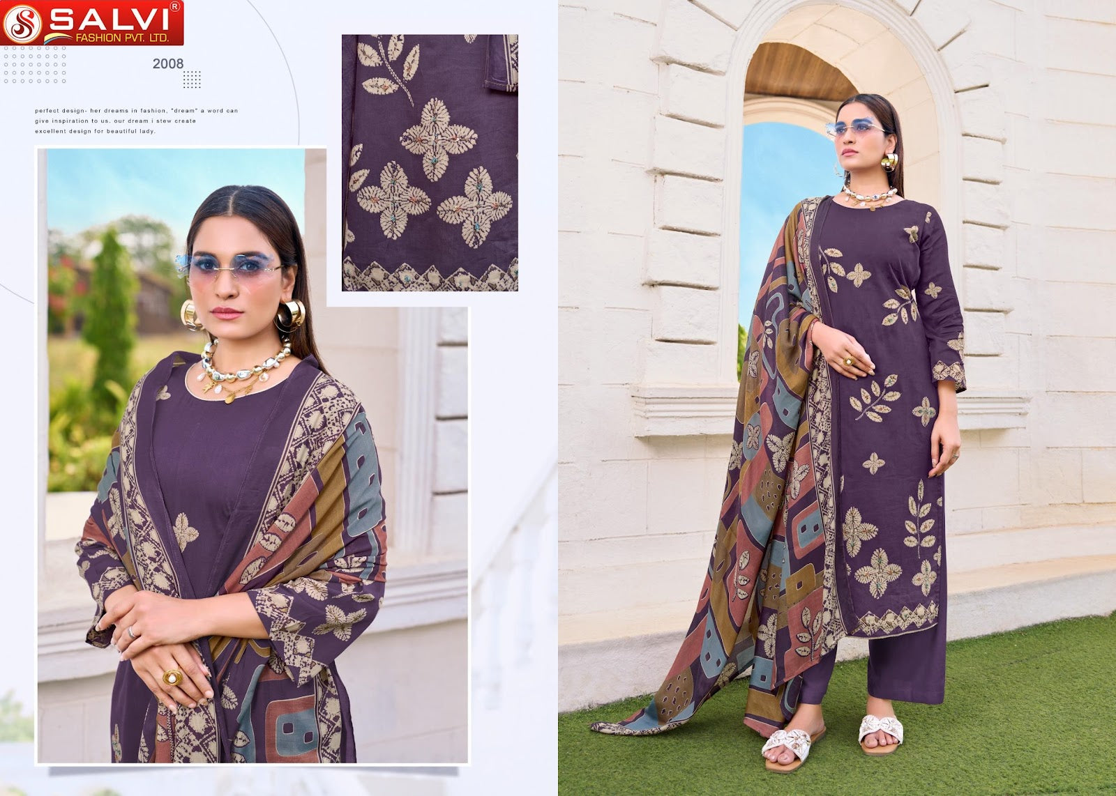 Sindoor Plus Vol 2 Salvi Fashion Jam Silk Pant Style Suits Wholesale