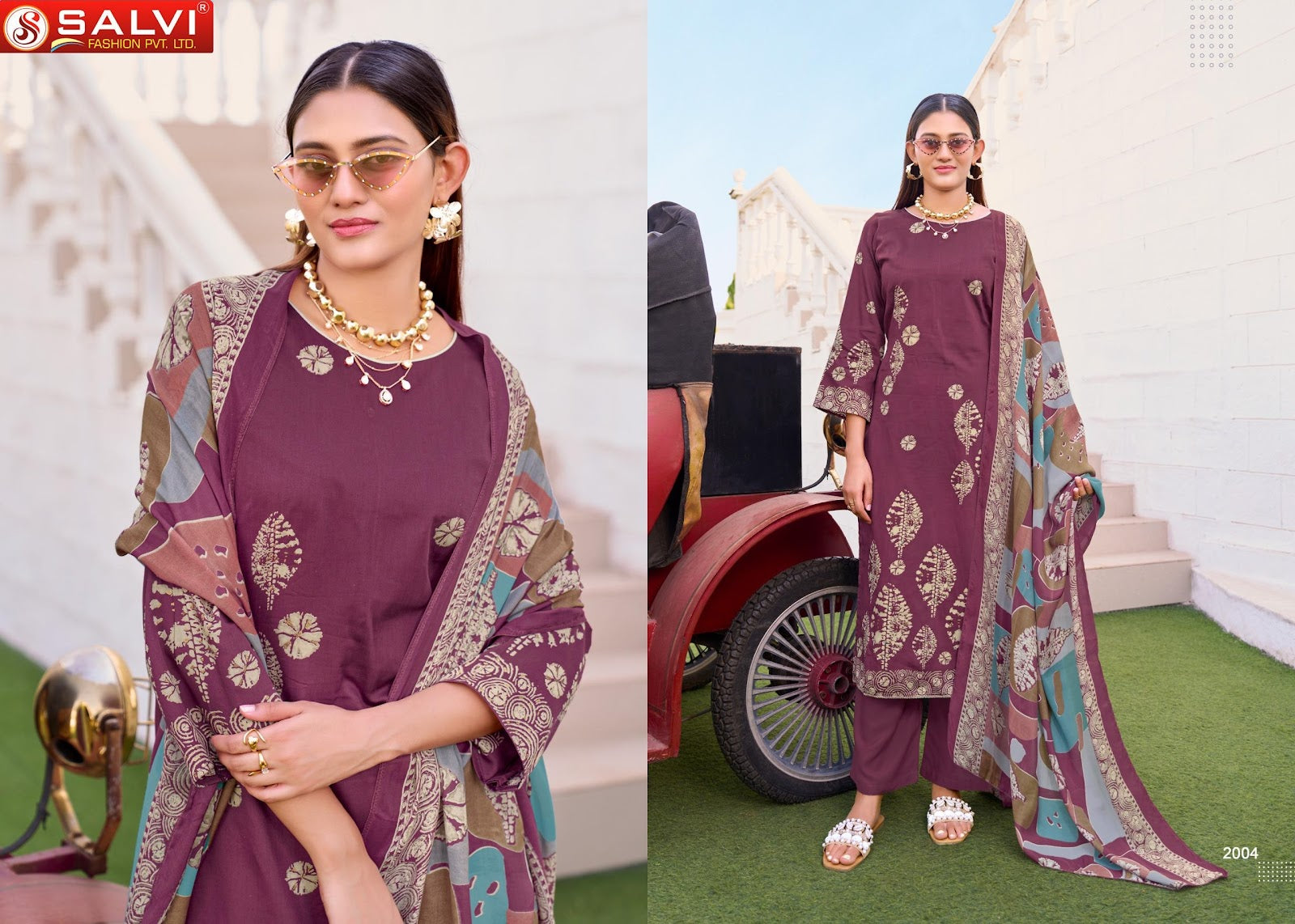 Sindoor Plus Vol 2 Salvi Fashion Jam Silk Pant Style Suits Wholesale