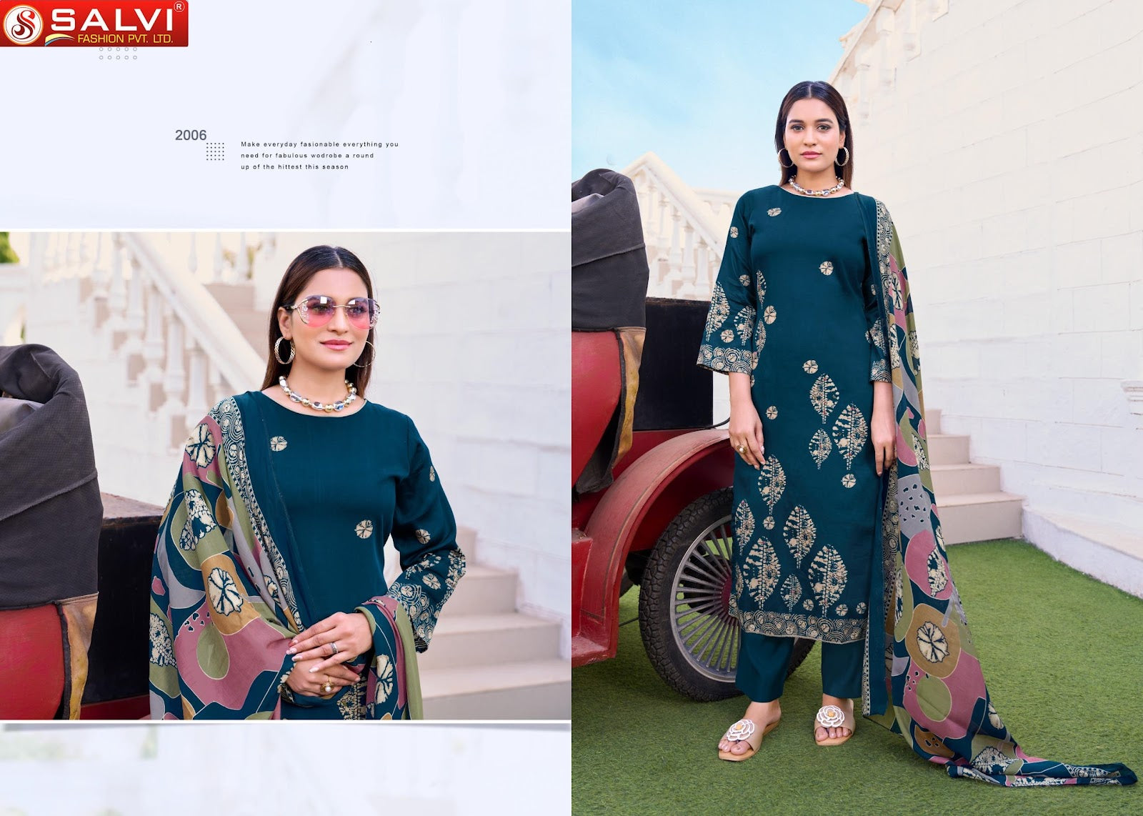 Sindoor Plus Vol 2 Salvi Fashion Jam Silk Pant Style Suits Wholesale