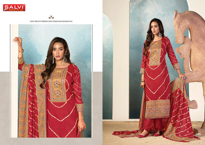 Sindoor Plus Vol 4 Salvi Fashion Jam Silk Pant Style Suits Supplier Gujarat