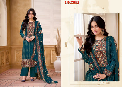 Sindoor Plus Vol 5 Salvi Fashion Jam Silk Pant Style Suits Wholesale