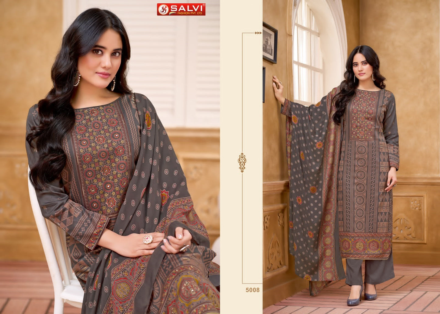 Sindoor Plus Vol 5 Salvi Fashion Jam Silk Pant Style Suits Wholesale