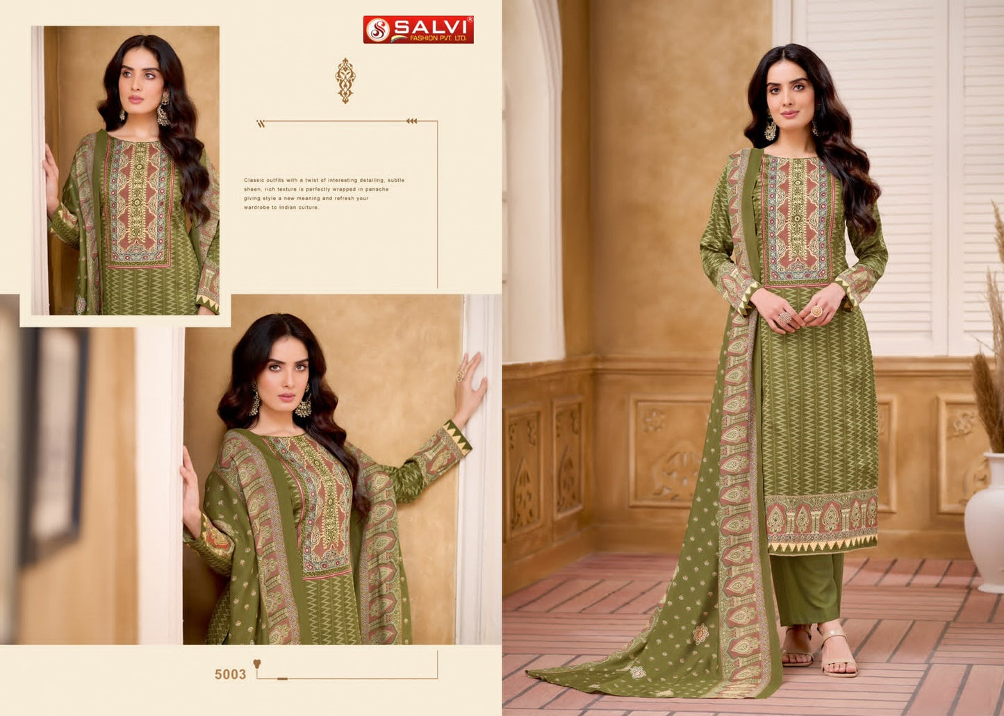 Sindoor Plus Vol 5 Salvi Fashion Jam Silk Pant Style Suits Wholesale