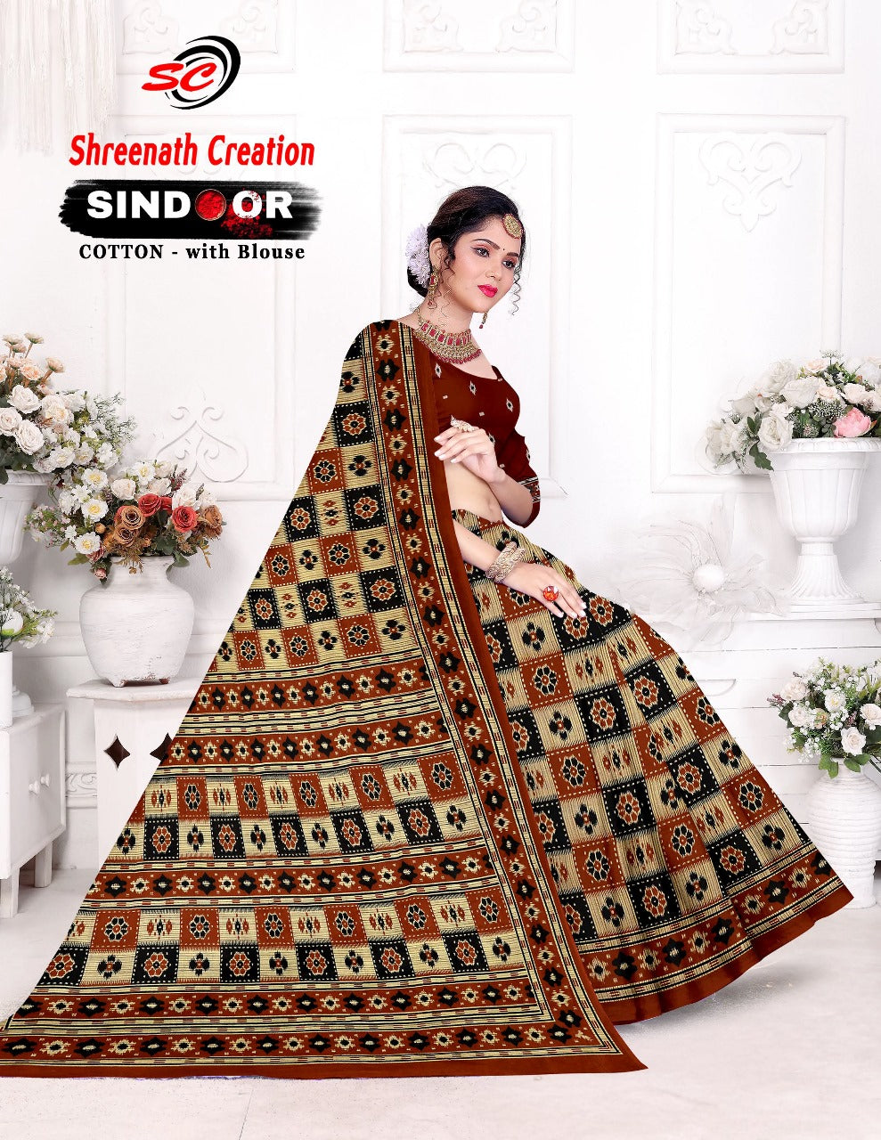 Sindoor Sc Cotton Sarees Supplier Ahmedabad