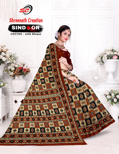 Sindoor Sc Cotton Sarees Supplier Ahmedabad