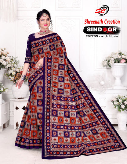 Sindoor Sc Cotton Sarees Supplier Ahmedabad