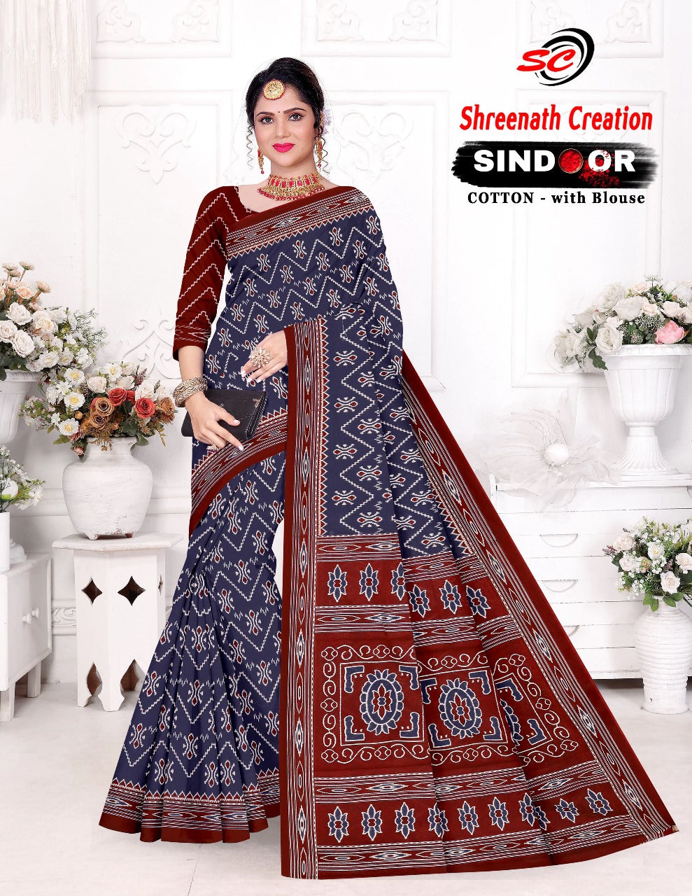 Sindoor Sc Cotton Sarees Supplier Ahmedabad
