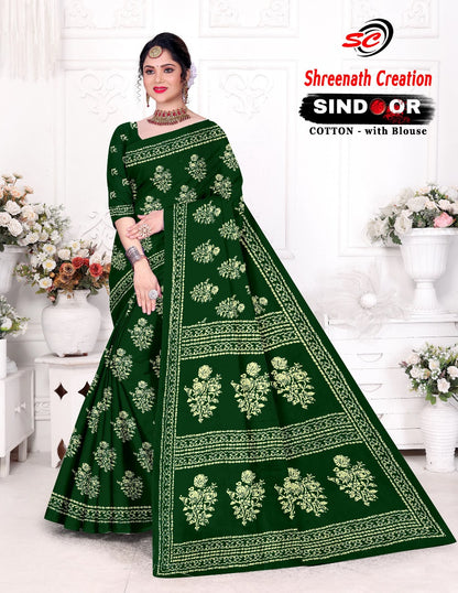 Sindoor Sc Cotton Sarees Supplier Ahmedabad