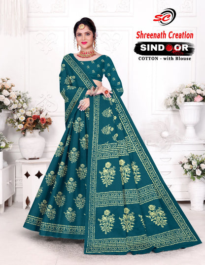 Sindoor Sc Cotton Sarees Supplier Ahmedabad