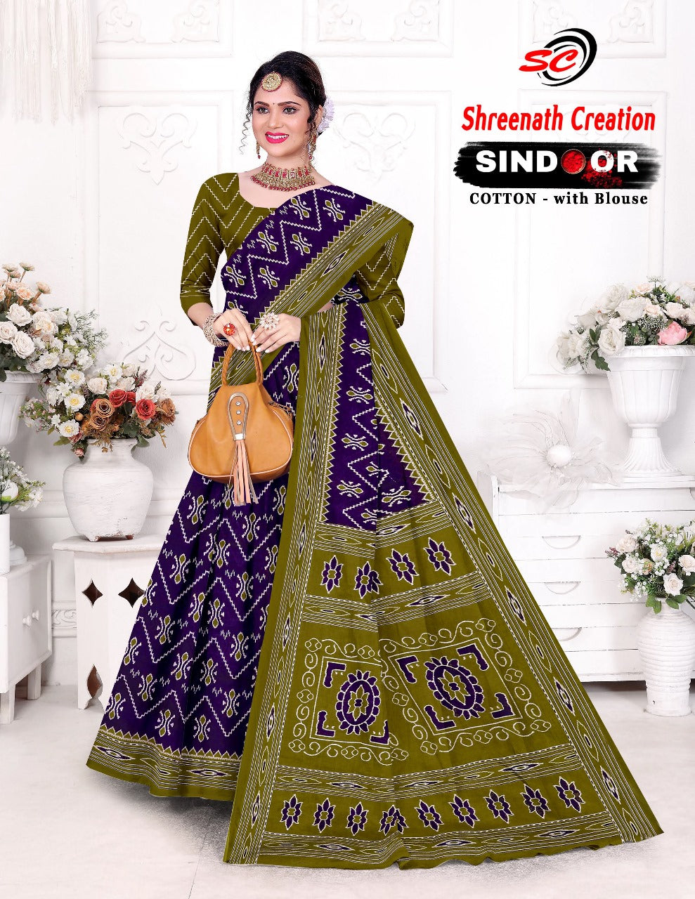 Sindoor Sc Cotton Sarees Supplier Ahmedabad