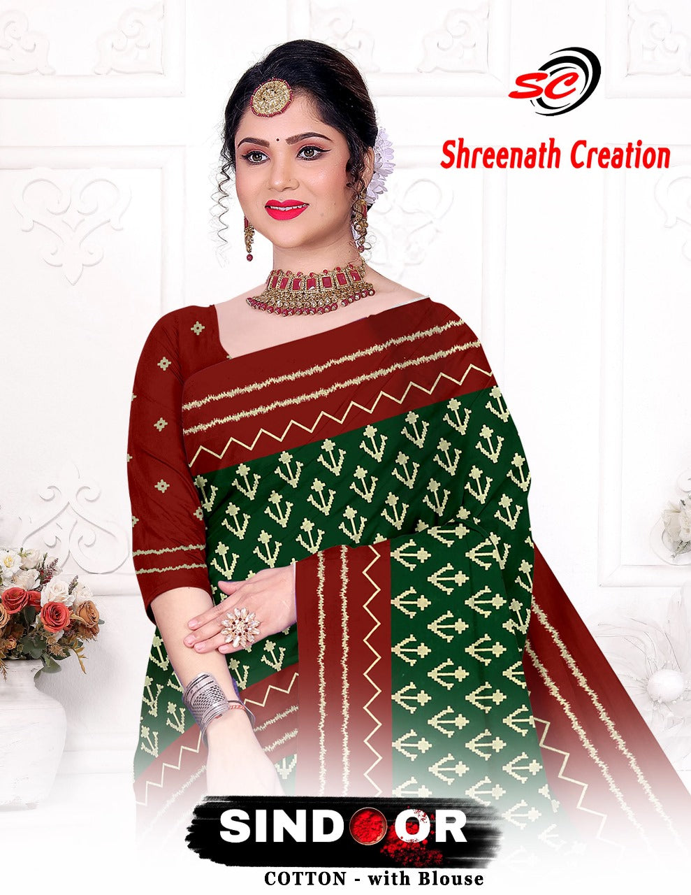 Sindoor Sc Cotton Sarees Supplier Ahmedabad