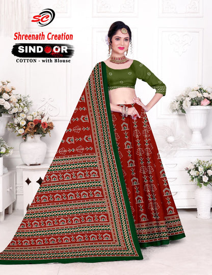 Sindoor Sc Cotton Sarees Supplier Ahmedabad