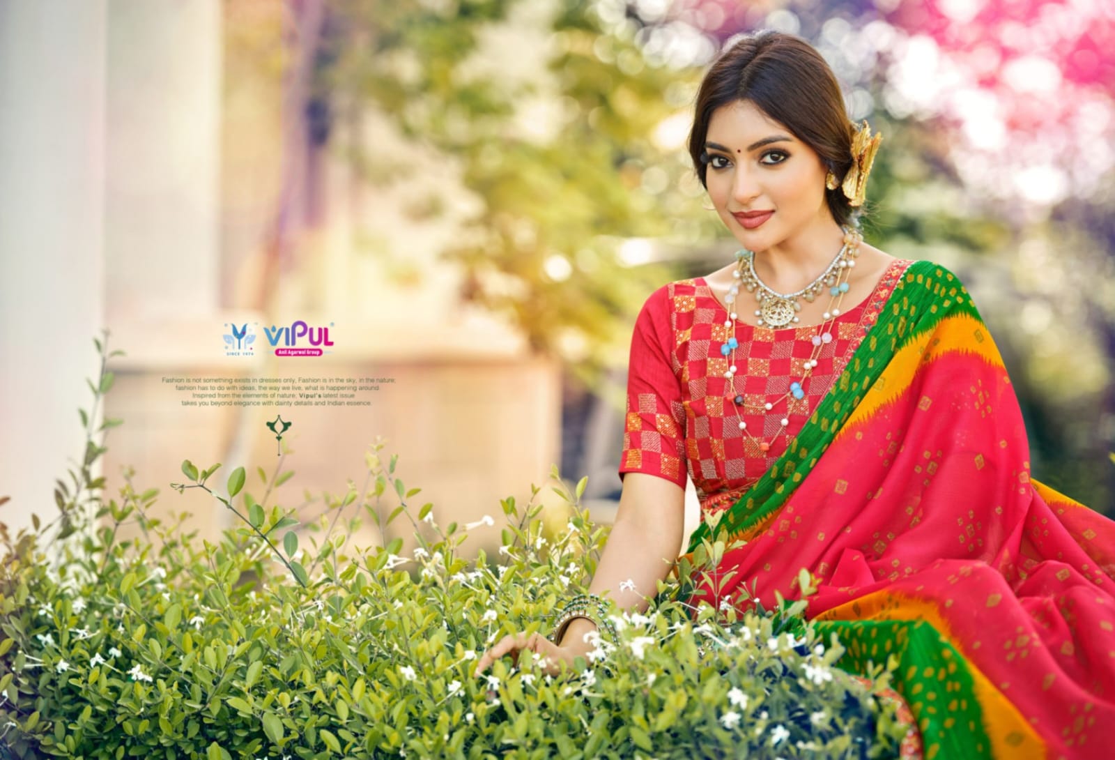 Sindoor Vipul Chiffon Sarees Supplier