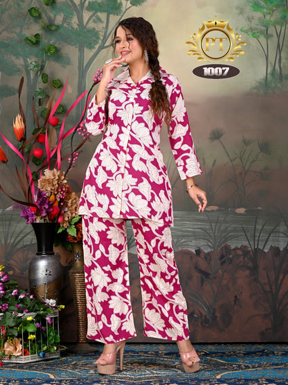 Sindoor Vol 1 Pt Rayon 14Kg Co Ord Set Exporter Ahmedabad