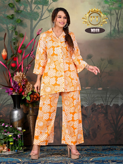 Sindoor Vol 1 Pt Rayon 14Kg Co Ord Set Exporter Ahmedabad