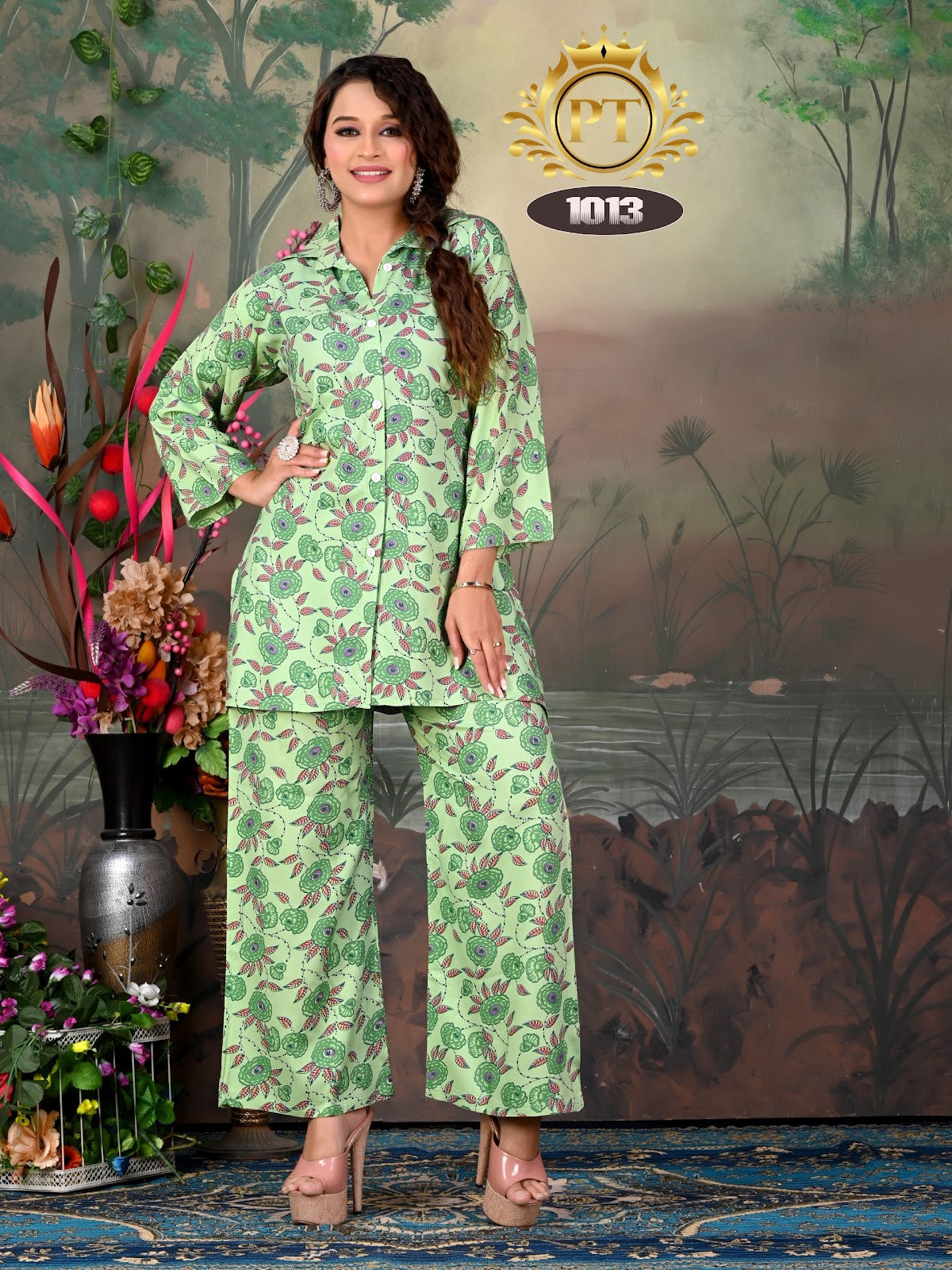 Sindoor Vol 1 Pt Rayon 14Kg Co Ord Set Exporter Ahmedabad