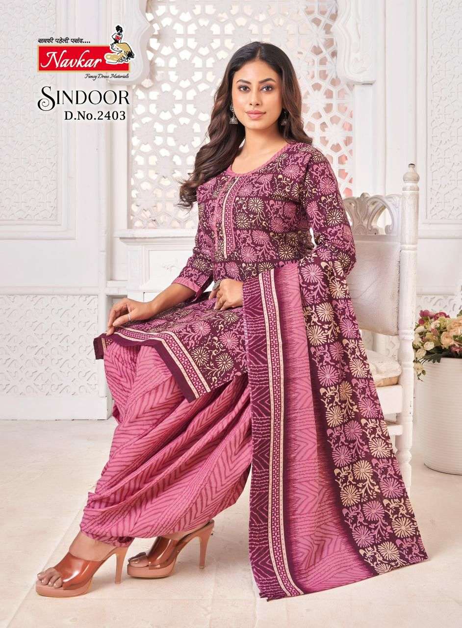 Sindoor Vol 24 Navkar Mix Cotton Readymade Cotton Patiyala Suits Wholesale Price