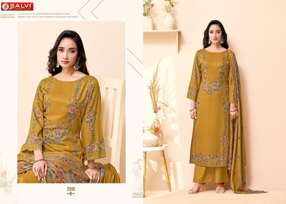 Sindoor Vol 2 Salvi Fashion Pashmina Suits Manufacturer India
