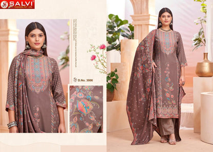 Sindoor Vol 3 Salvi Fashion Pure Viscose Pashmina Suits Wholesaler