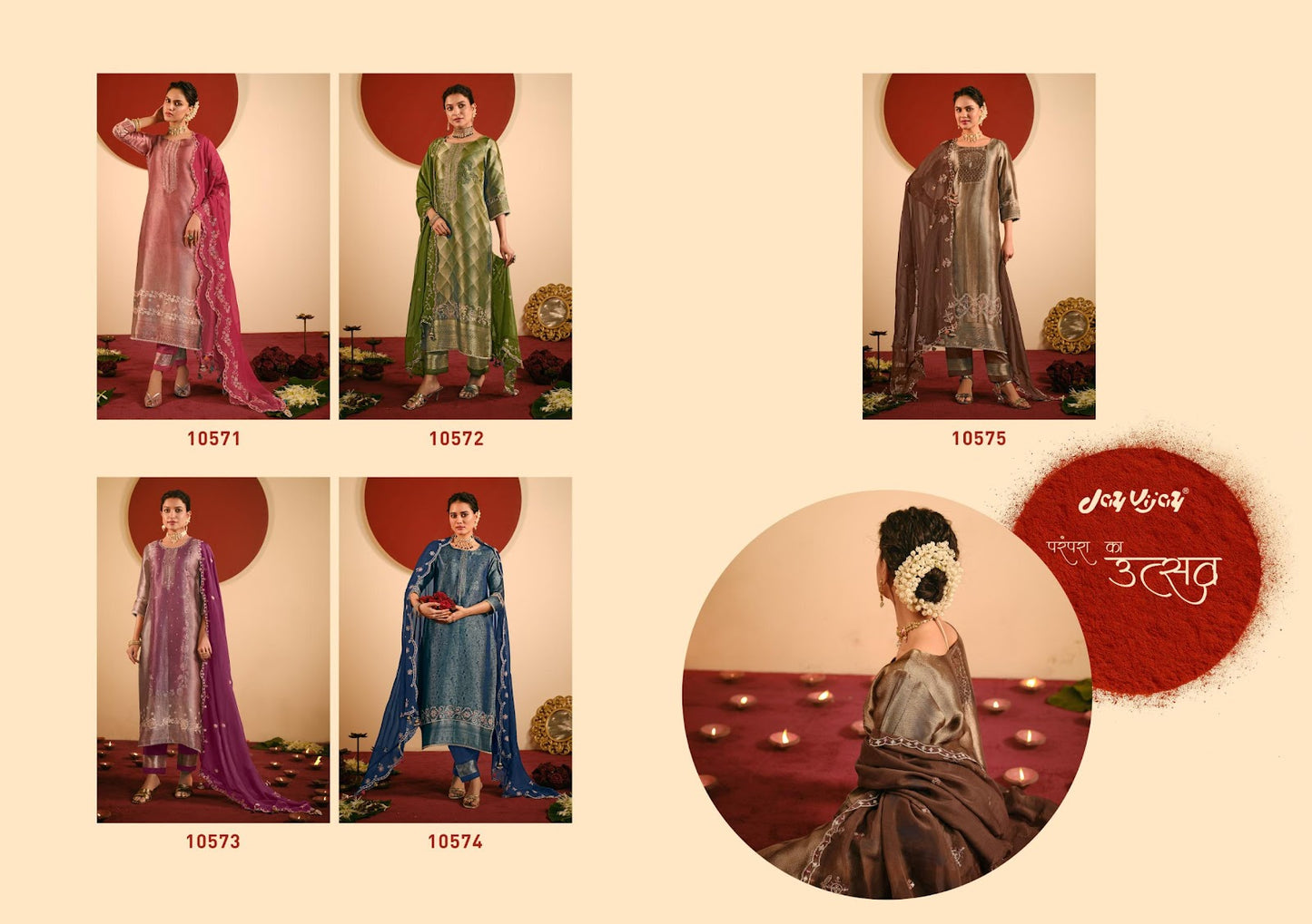 Sinduri Jay Vijay Pant Style Suits Wholesale