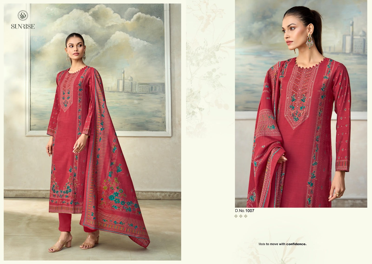Singhar Sunrise Vintage Silk Pant Style Suits Wholesaler Ahmedabad