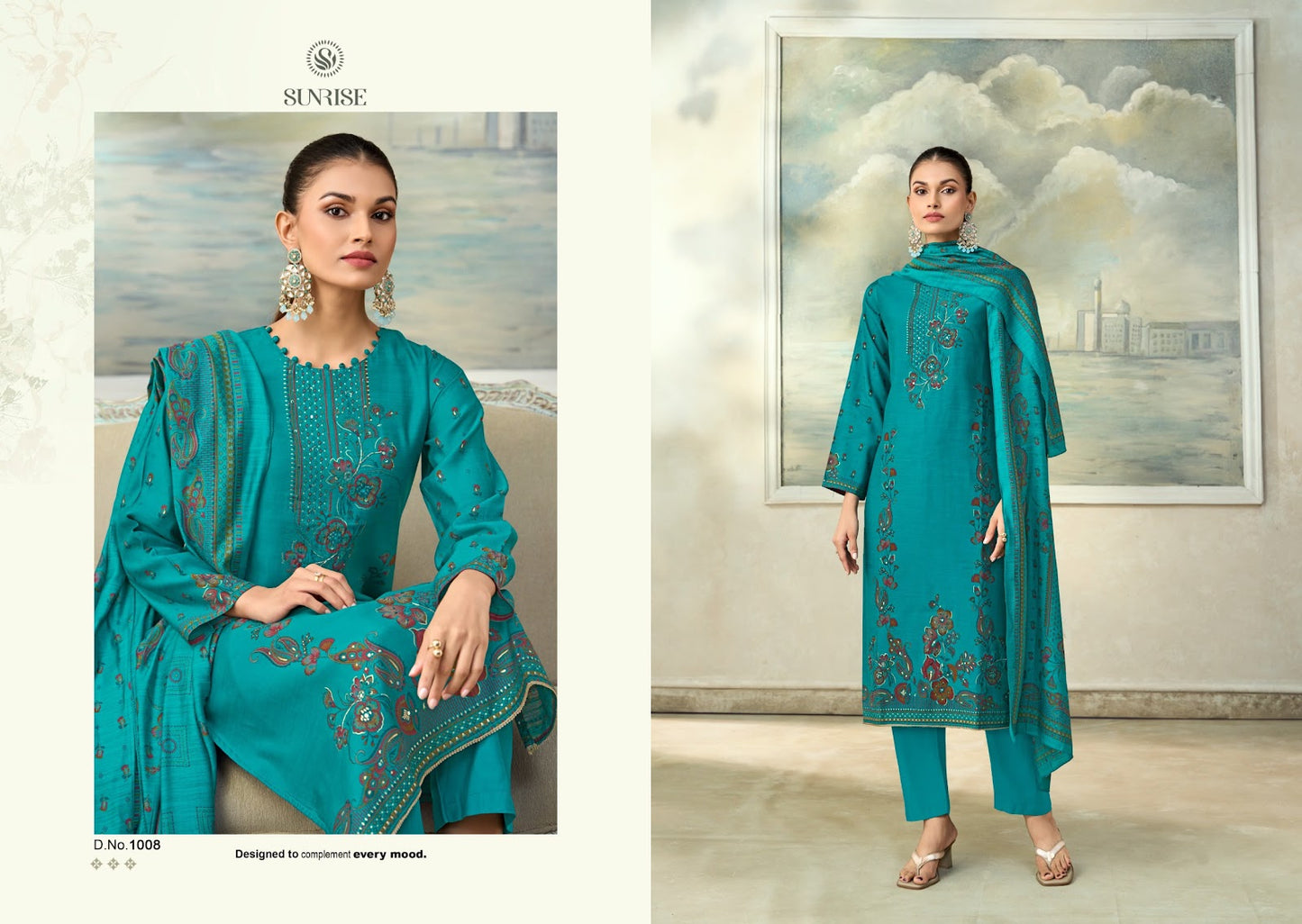 Singhar Sunrise Vintage Silk Pant Style Suits Wholesaler Ahmedabad