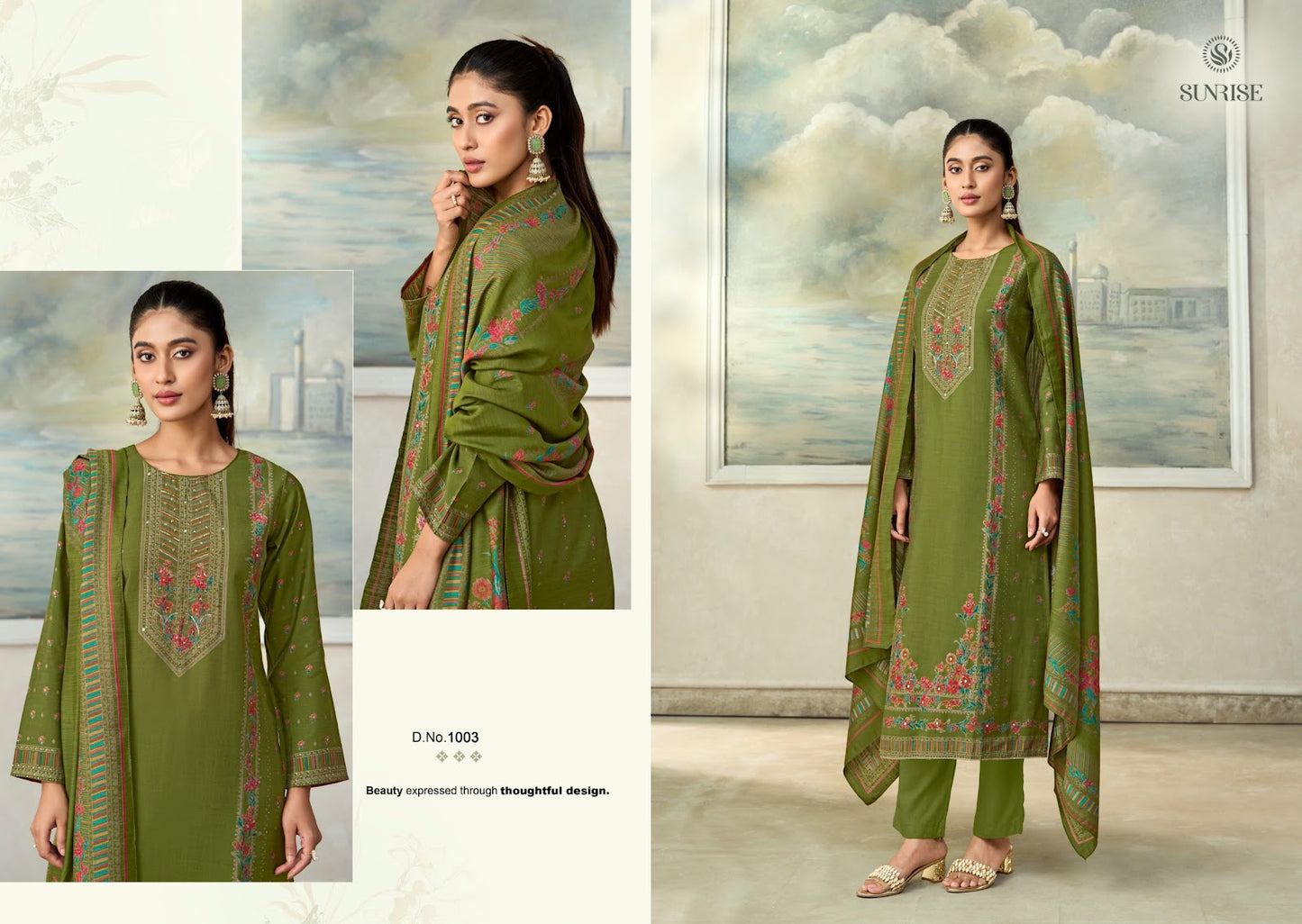 Singhar Sunrise Vintage Silk Pant Style Suits Wholesaler Ahmedabad
